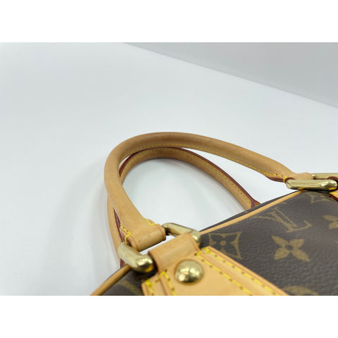 LOUIS VUITTON Manhattan Handbag Brown WS33156
