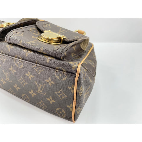 LOUIS VUITTON Manhattan Handbag Brown WS33156