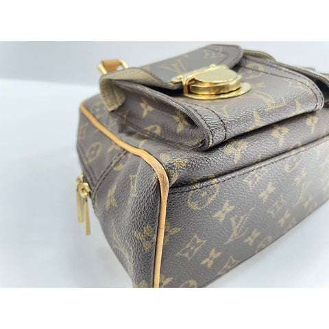 LOUIS VUITTON Manhattan Handbag Brown WS33156