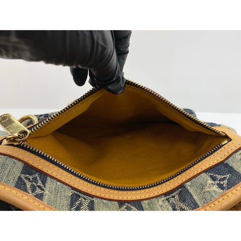 LOUIS VUITTON Porte Epol Reie Shoulder Bag blue WS33157