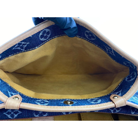 LOUIS VUITTON Porte Epol Reie Shoulder Bag blue WS33157