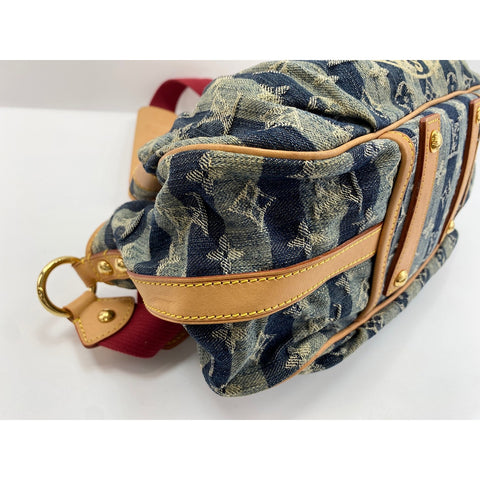 LOUIS VUITTON Porte Epol Reie Shoulder Bag blue WS33157