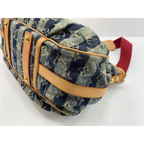 LOUIS VUITTON Porte Epol Reie Shoulder Bag blue WS33157