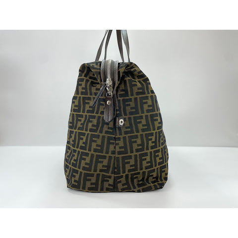 FENDI Shoulder Bag canvas Brown WS33158