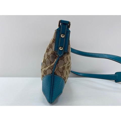 GUCCI Horsebit Shoulder Bag Brown WS33163