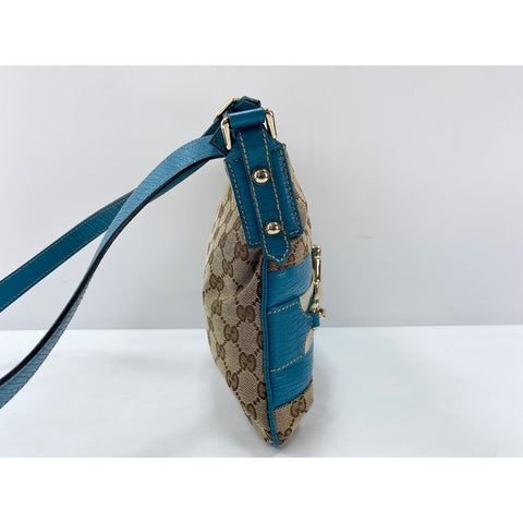 GUCCI Horsebit Shoulder Bag Brown WS33163