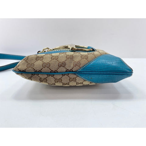 GUCCI Horsebit Shoulder Bag Brown WS33163