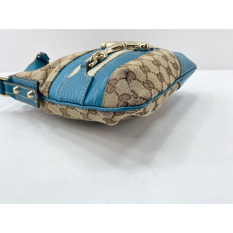 GUCCI Horsebit Shoulder Bag Brown WS33163