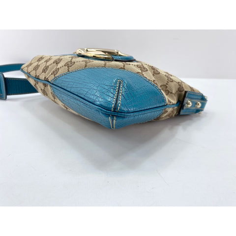 GUCCI Horsebit Shoulder Bag Brown WS33163