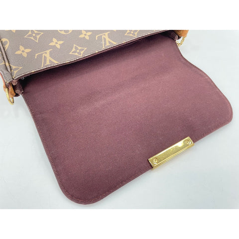 LOUIS VUITTON Favorit Shoulder Bag Brown WS33165
