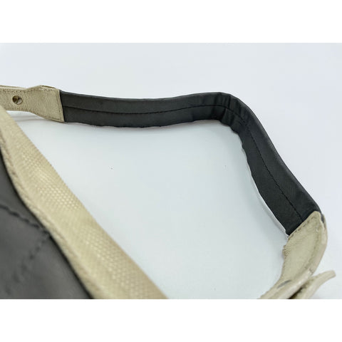 CHANEL Paris Biarritz Shoulder Bag leather gray WS33166