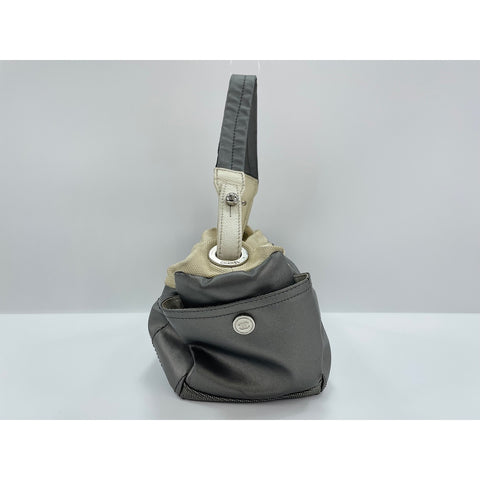 CHANEL Paris Biarritz Shoulder Bag leather gray WS33166