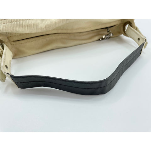 CHANEL Paris Biarritz Shoulder Bag leather gray WS33166
