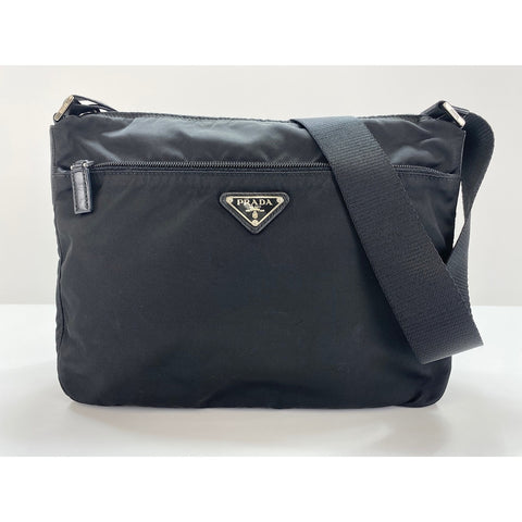 PRADA Shoulder Bag Nylon black WS33167