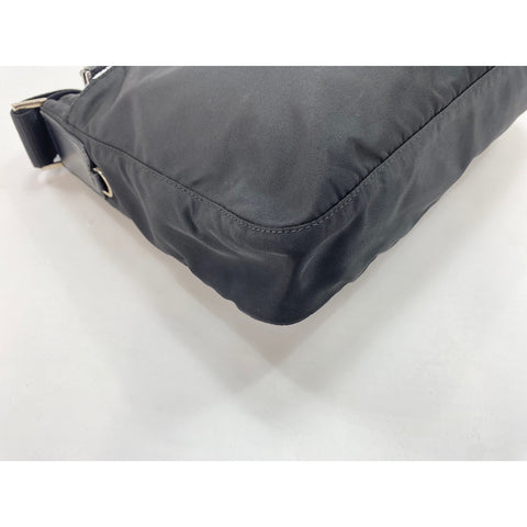 PRADA Shoulder Bag Nylon black WS33167