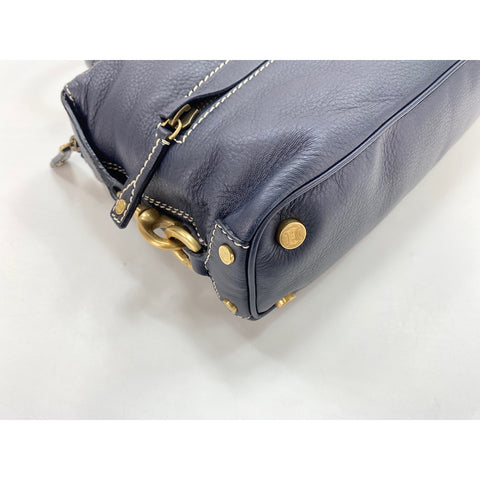 CELINE Boogie bag Handbag leather black WS33169