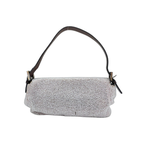 FENDI Mamma bucket Shoulder Bag beads pink WS33171