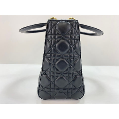 Christian Dior Lady Christian Dior Handbag leather black WS33175