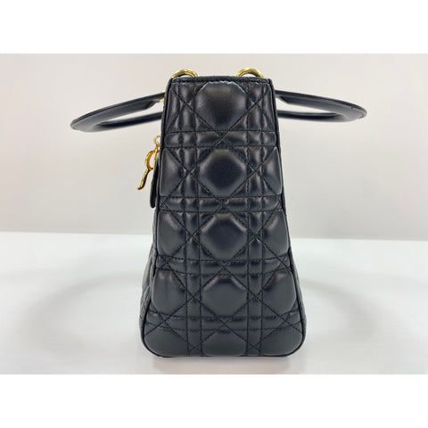 Christian Dior Lady Christian Dior Handbag leather black WS33175