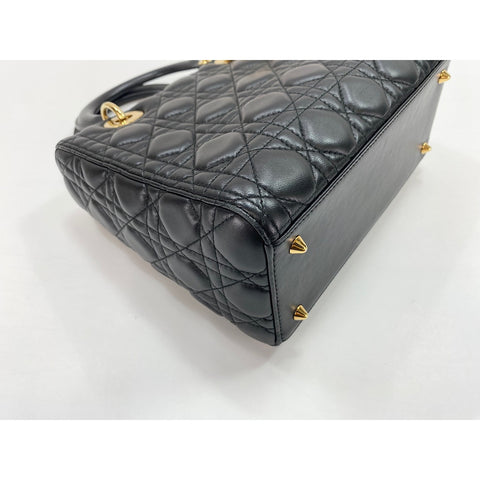 Christian Dior Lady Christian Dior Handbag leather black WS33175