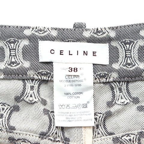 セリーヌ CELINE パンツ グレー WS3317