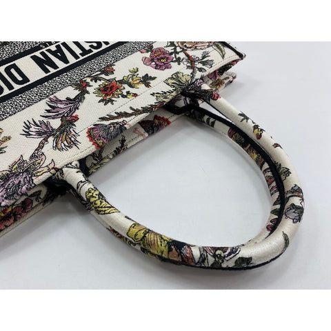 Christian Dior Book tote Tote Bag canvas white WS33180