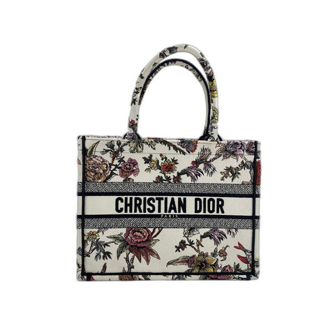 Christian Dior Book tote Tote Bag canvas white WS33180