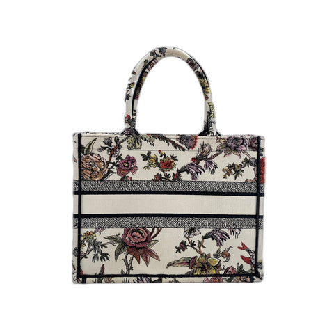 Christian Dior Book tote Tote Bag canvas white WS33180