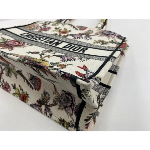 Christian Dior Book tote Tote Bag canvas white WS33180