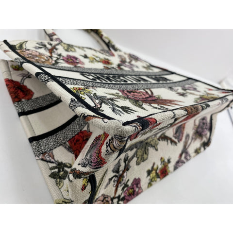Christian Dior Book tote Tote Bag canvas white WS33180
