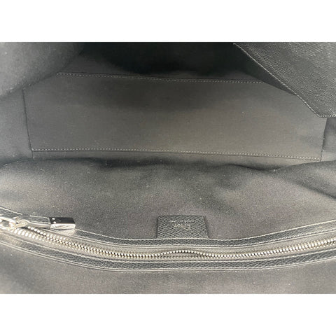 Christian Dior Satchel Shoulder Bag Punching leather black WS33181