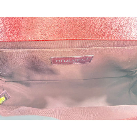 CHANEL Boy chanel Shoulder Bag lambskin wine-red WS33183
