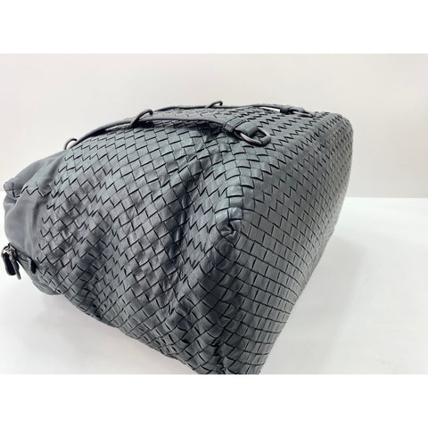 BOTTEGAVENETA INTRECCIATO Shoulder Bag leather black WS33184