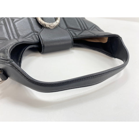GUCCI Dionysus Shoulder Bag leather black WS33185