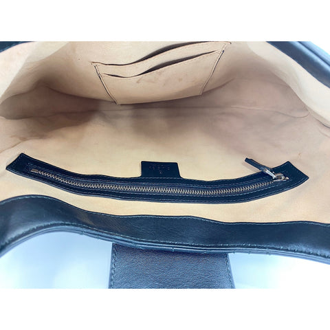 GUCCI Dionysus Shoulder Bag leather black WS33185