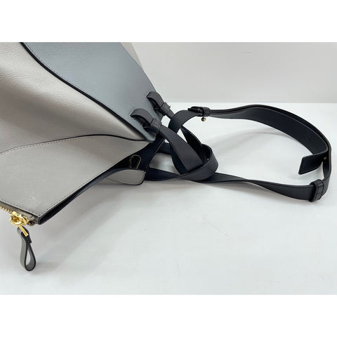 LOEWE hammock Shoulder Bag leather gray WS33188