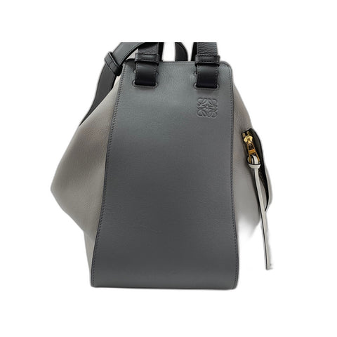 LOEWE hammock Shoulder Bag leather gray WS33188