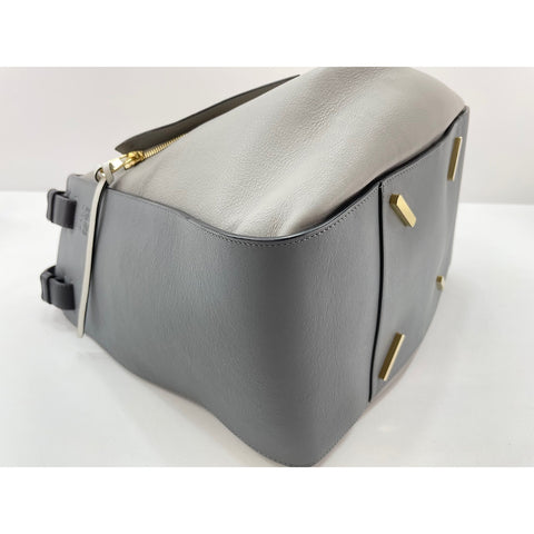 LOEWE hammock Shoulder Bag leather gray WS33188