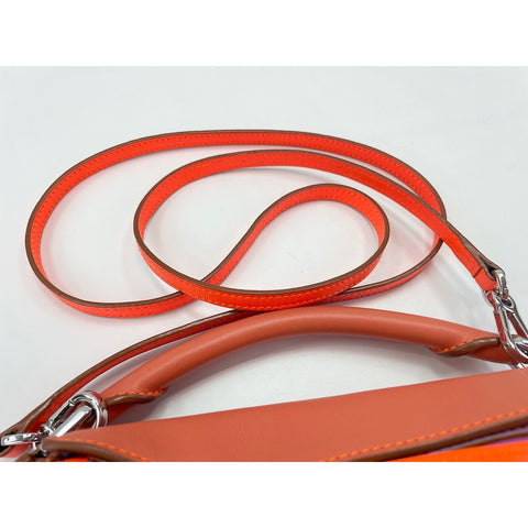 LOEWE Puzzle bag Shoulder Bag leather Orange WS33194