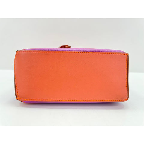 LOEWE Puzzle bag Shoulder Bag leather Orange WS33194