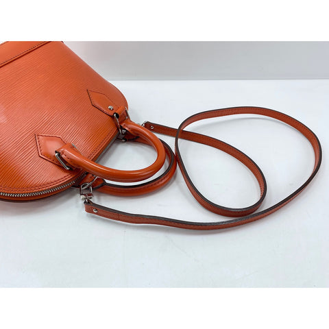 LOUIS VUITTON Alma Shoulder Bag Orange WS33195