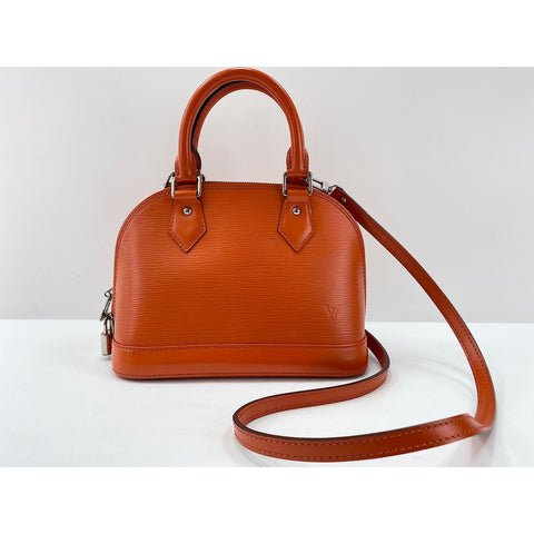 LOUIS VUITTON Alma Shoulder Bag Orange WS33195