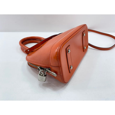 LOUIS VUITTON Alma Shoulder Bag Orange WS33195
