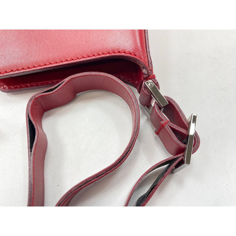 Salvatore Ferragamo Shoulder Bag leather Red WS33196
