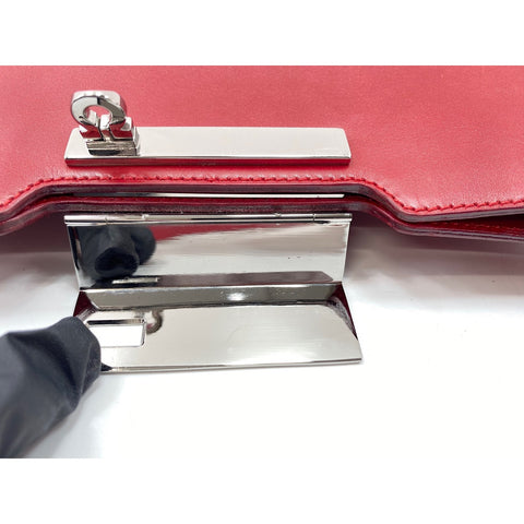Salvatore Ferragamo Shoulder Bag leather Red WS33196