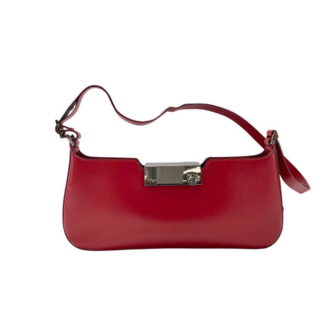 Salvatore Ferragamo Shoulder Bag leather Red WS33196