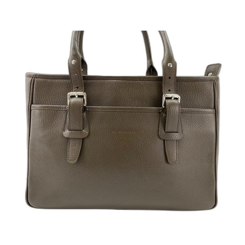 BURBERRY Tote Bag leather Brown WS33197