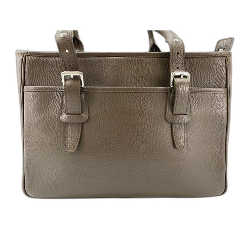 BURBERRY Tote Bag leather Brown WS33197