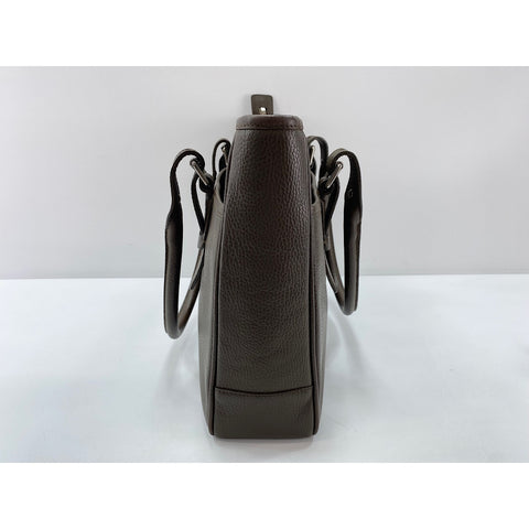 BURBERRY Tote Bag leather Brown WS33197