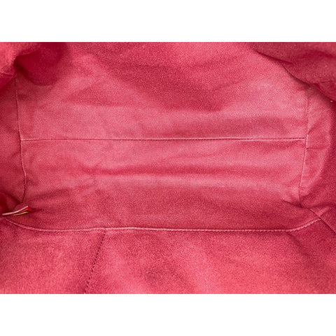 CHANEL Deauville Tote Bag canvas pink WS33199